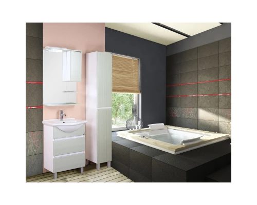 Тумба белый матовый/оливковый матовый 55,2 см Onika Элита 106121