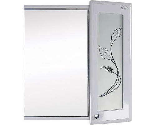 Зеркальный шкаф 65x77,1 см белый глянец R Onika Валенсия 206532