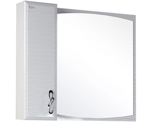 Зеркальный шкаф 82x73 см белый глянец L Onika Вальс 208508