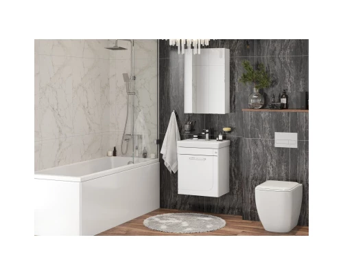 Зеркальный шкаф 49x73 см белый глянец L/R Onika Венеция 205014