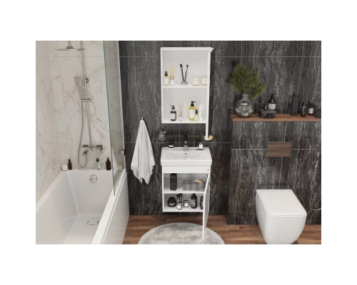 Зеркальный шкаф 49x73 см белый глянец L/R Onika Венеция 205014