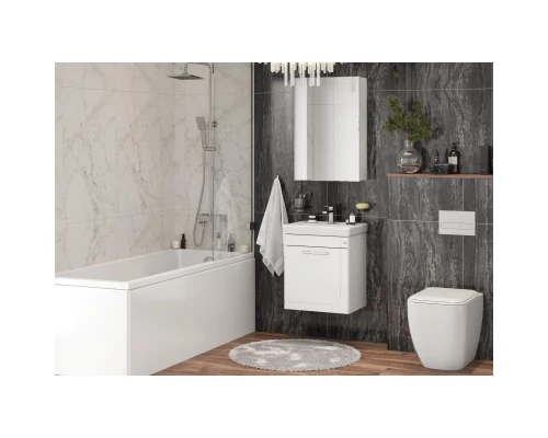 Зеркальный шкаф 58x73 см белый глянец L/R Onika Венеция 205843