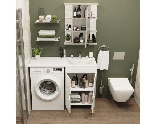 Зеркальный шкаф 55x71,2 см белый глянец L/R Onika Глория 205531