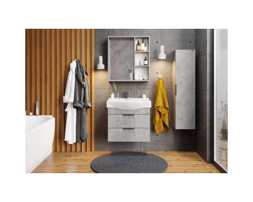 Зеркало 65x70 см бетон чикаго L/R Onika Девис 206542