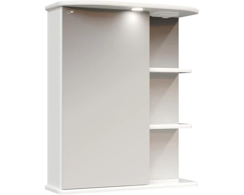 Зеркальный шкаф 60x71,2 см белый глянец L Onika Карина 206009