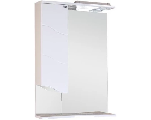 Зеркальный шкаф 58x80 см белый глянец L Onika Лайн 205819