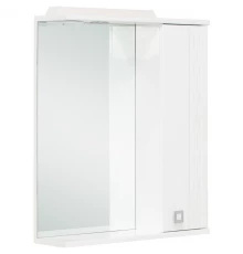 Зеркальный шкаф 60x71,2 см белый глянец R Onika Лига 206030