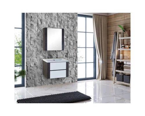 Зеркальный шкаф 68,8x72 см ателье темный L/R Onika Стоун 207034