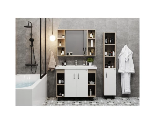 Зеркало 100x70 см дуб сонома Onika Тимбер 210017