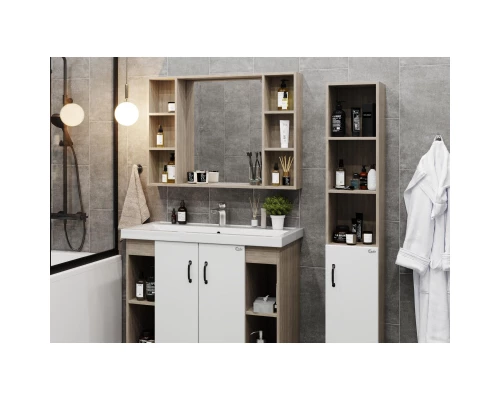 Зеркало 100x70 см дуб сонома Onika Тимбер 210017