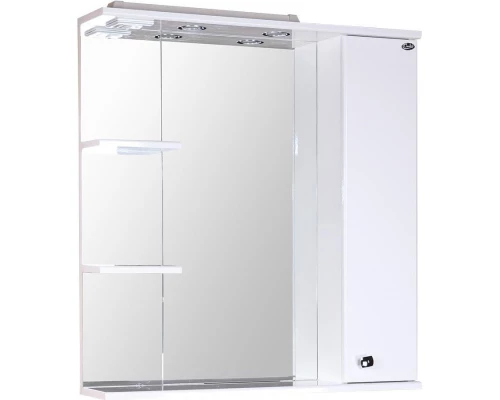 Зеркальный шкаф 80,8x85 см белый глянец R Onika Эльбрус 208022