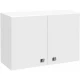 Шкаф двустворчатый 60x30 белый глянец Onika Нива 306001