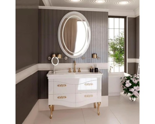 Зеркало 71x102 см белый глянец Onika Адель 207030