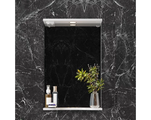 Зеркало 45x70 см белый глянец Onika Коралл 204501