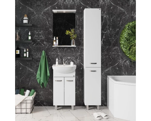 Зеркало 45x70 см белый глянец Onika Коралл 204501