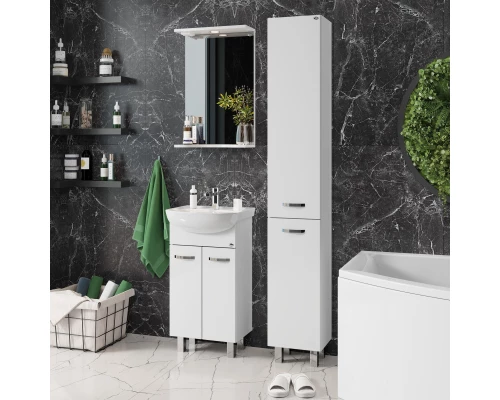 Зеркало 45x70 см белый глянец Onika Коралл 204501