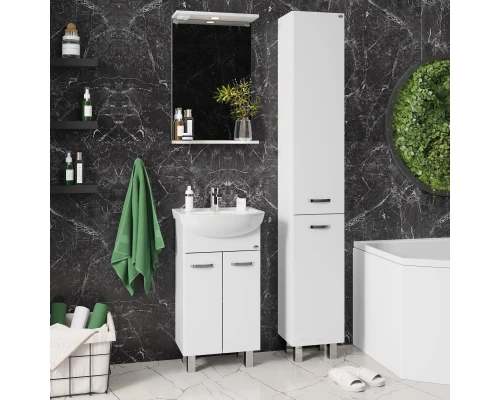 Зеркало 45x70 см белый глянец Onika Коралл 204501