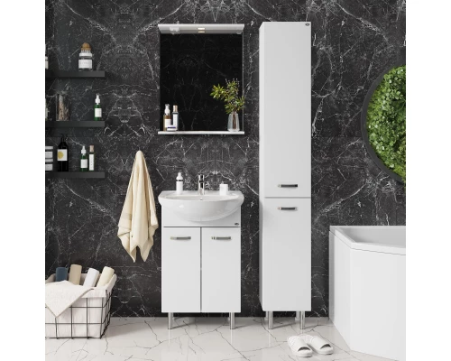 Зеркало 50x70 см белый глянец Onika Коралл 205023