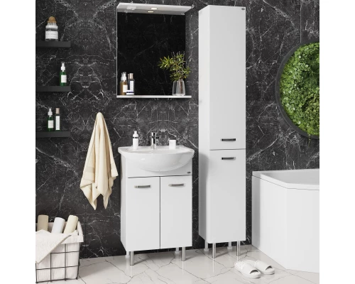 Зеркало 50x70 см белый глянец Onika Коралл 205023