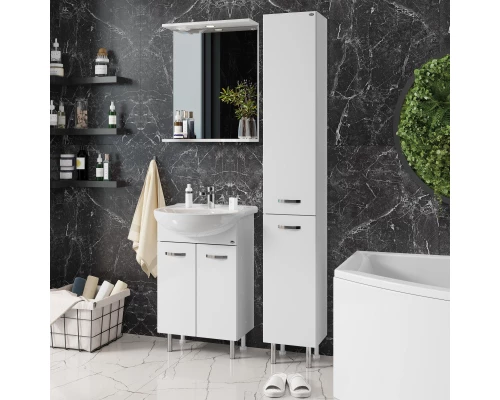 Зеркало 55x70 см белый глянец Onika Коралл 205501