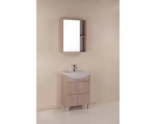 Тумба с раковиной ясень шимо светлый 61,5 см Onika Дельта 106090 + 1.3120.3.S00.11B.0