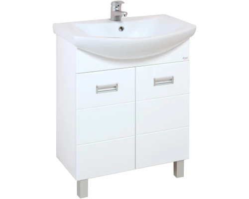 Комплект мебели белый глянец 61 см Onika Балтика 106040 + 1WH110246 + 205816