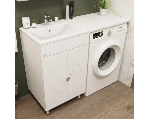 Комплект мебели белый глянец 120 см Onika Космос 106019 + 612001 + 205531