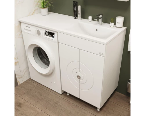 Комплект мебели белый глянец 120 см Onika Космос 106019 + 612002 + 205531