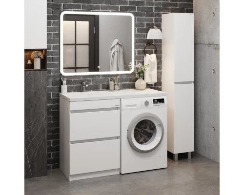 Комплект мебели белый глянец 120 см Onika Милтон 105801 + FC-00001871 + 210018