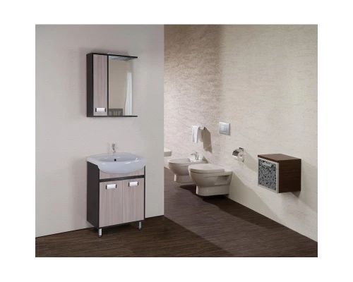 Комплект мебели венге луизиана/ясень шимо светлый 54 см Onika Гамма 105537 + UM-ERI55/1 + 205827