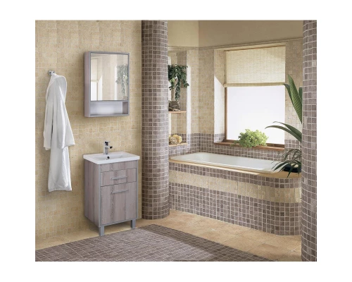 Тумба с раковиной ясень таормина 50 см Onika Натали 105016 + 4630055557578