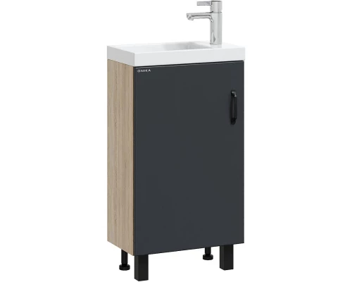 Комплект мебели дуб сонома/серый матовый 45,5 см Onika Тимбер 104509 + 4640021065907 + 204803