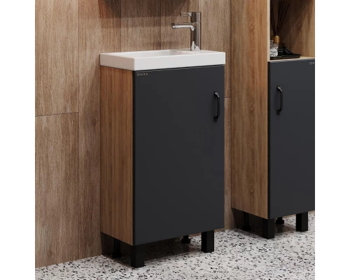 Комплект мебели дуб сонома/серый матовый 45,5 см Onika Тимбер 104509 + 4640021065907 + 204803