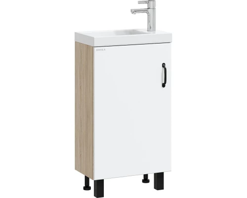 Тумба с раковиной дуб сонома/белый матовый 45,5 см Onika Тимбер 104508 + 4640021065907