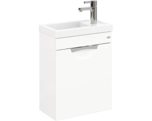 Тумба с раковиной белый глянец 45,5 см Onika Комо 104507 + 4640021065907