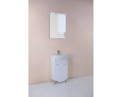 Комплект мебели белый глянец 46 см Onika Лайн 104504 + 4620008192741 + 204802