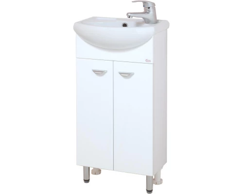 Тумба с раковиной белый глянец 41 см Onika Азов 104001 + 1WH110254