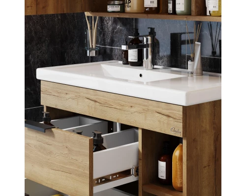 Тумба с раковиной дуб галифакс 81 см Onika Легран 108047 + 4640021065198