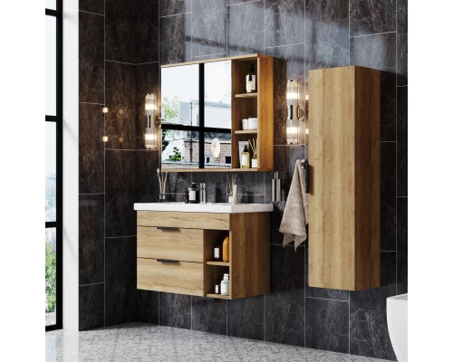 Тумба с раковиной дуб галифакс 81 см Onika Легран 108047 + 4640021065198