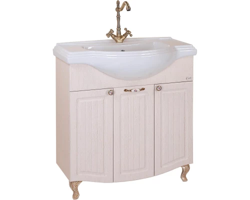 Комплект мебели белое дерево 81 см Onika Арно 108035 + 4620008198941 + 208085