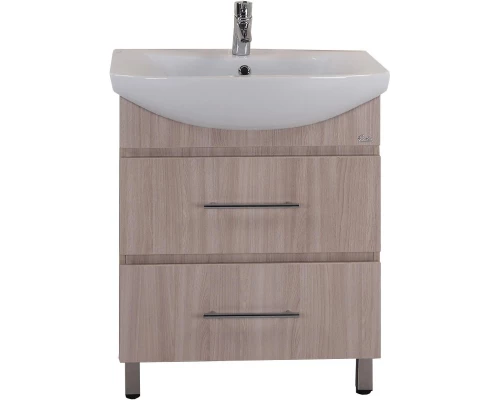 Тумба с раковиной ясень шимо светлый 71,5 см Onika Дельта 107032 + 1WH207776