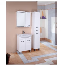 Комплект мебели белый глянец 65 см Onika Балтика 106529 + 1WH207775 + 206704