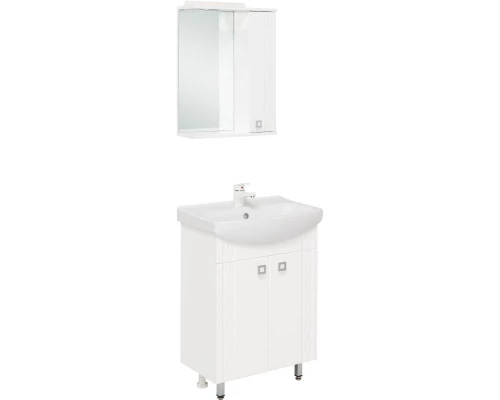 Комплект мебели белый глянец 61,5 см Onika Лига 106134 + 1.3120.3.S00.11B.0 + 206030