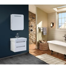 Комплект мебели белый глянец 60,5 см Onika Неаполь 106104 + 4640021061152 + 206064