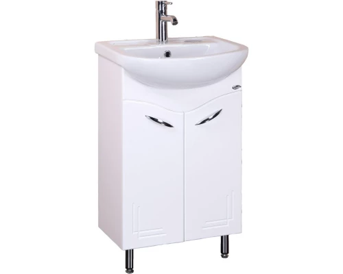 Комплект мебели белый глянец 50,3 см Onika Неаполь 105002 + 1WH110256 + 205003