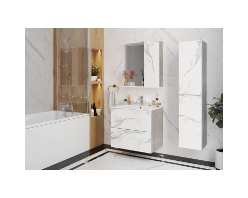 Тумба с раковиной мрамор/камень бетонный 66 см Onika Марбл 106548 + 4640021062203