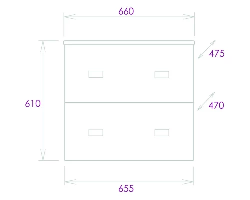 Комплект мебели мрамор/камень бетонный 66 см Onika Марбл 106548 + 4640021062203 + 206545
