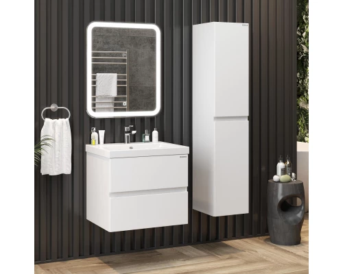 Комплект мебели белый глянец 60 см Onika Эвада 106145 + UM-COM60/1 + 206085