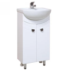 Тумба с раковиной белый глянец 40,7 см Onika Манго 104002 + MNG40SAWB01
