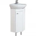 Тумба с раковиной белый глянец 33x33 см Onika Малютка 103301 + 1.3130.9.S00.10B.0 Тумба с раковиной белый глянец 33x33 см Onika Малютка 103301 + 1.3130.9.S00.10B.0